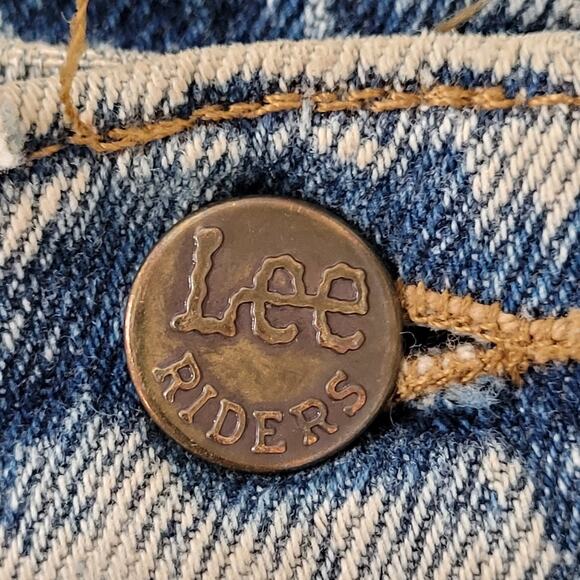 Vintage LEE Riders Mom Jeans Womens 00/0 23x29 Acid-Wash - Picture 4 of 16
